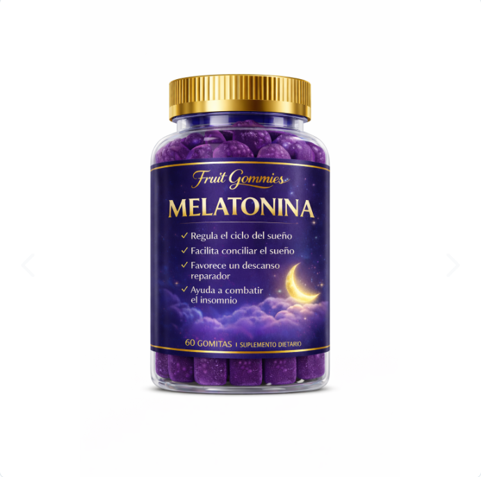 Gomitas de Melatonina — Duerme en menos de 30 minutos